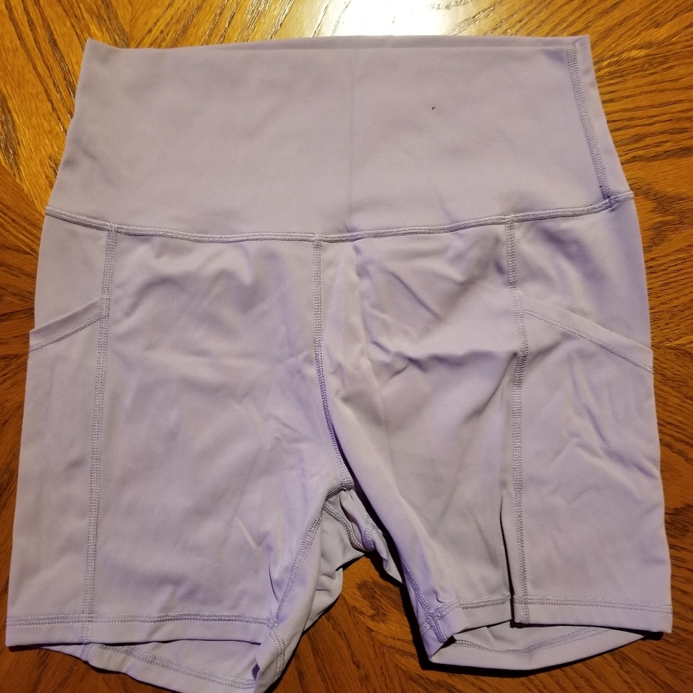 J80fit lavender spandex with pockets xl